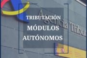 Tributación Módulos Autónomos 2019
