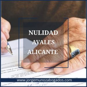 Nulidad Avales Alicante
